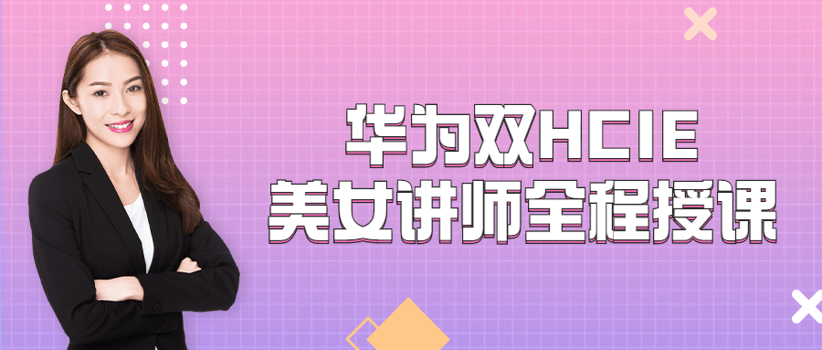 华为双HCIE美女讲师全程授课-全面游戏