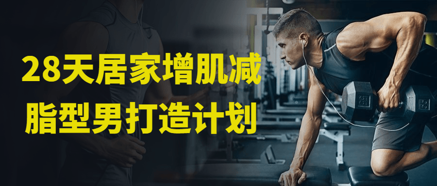 28天居家增肌减脂型男打造计划-全面游戏